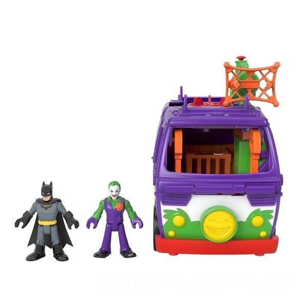 Imaginext DC Super Friends: Joker Van Headquarters with Batman and Joker Figures on Sale