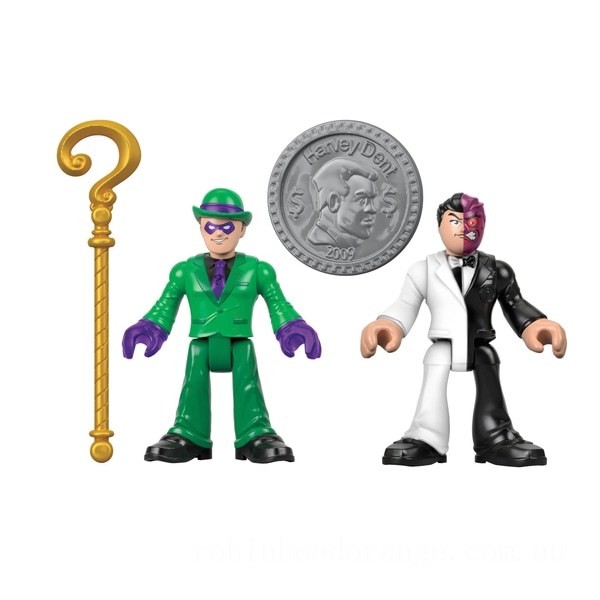 Imaginext DC Superfriends Riddler and Two Face on Sale