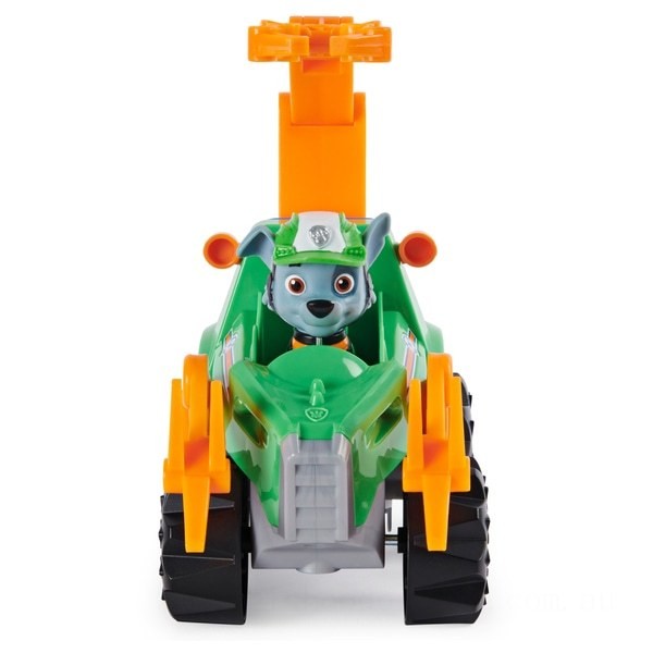PAW Patrol Dino Rescue Rocky’s Deluxe Vehicle with Mystery Dino Figure on Sale