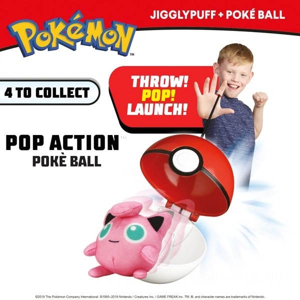Pokémon PopAction Jigglypuff Pokéball - Clearance Sale