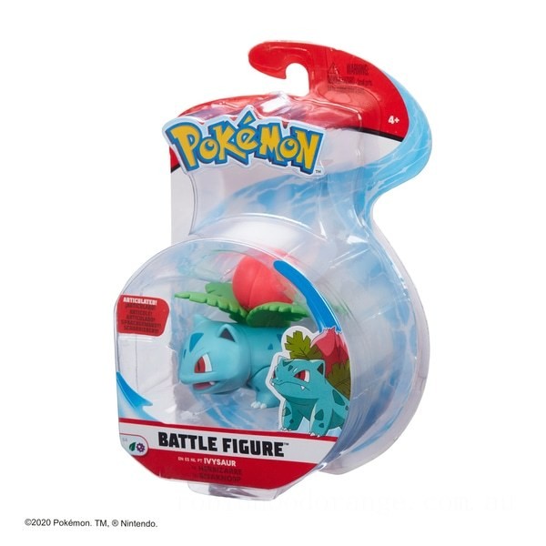 Pokémon Ivysaur Battle Figure - Clearance Sale