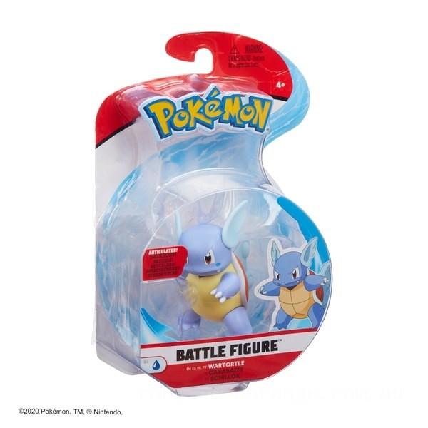 Pokémon Wartortle Battle Figure - Clearance Sale