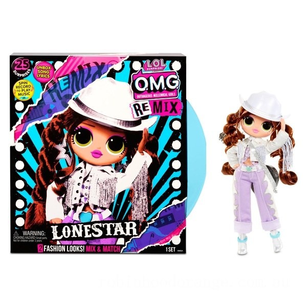 L.O.L. Surprise! O.M.G. Remix Lonestar Fashion Doll - Clearance Sale
