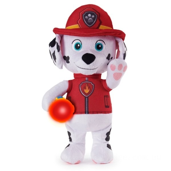 PAW Patrol Snuggle Up Marshall Plush with Torch and Sounds on Sale