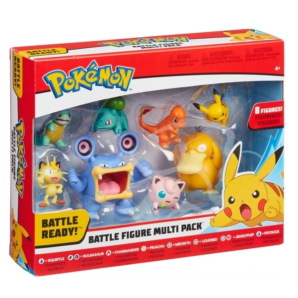 Pokémon Battle 8 Figure Multipack - Clearance Sale