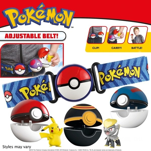 Pokémon Clip 'N' Go Belt Bonus Set With Extra Poke Ball - Clearance Sale