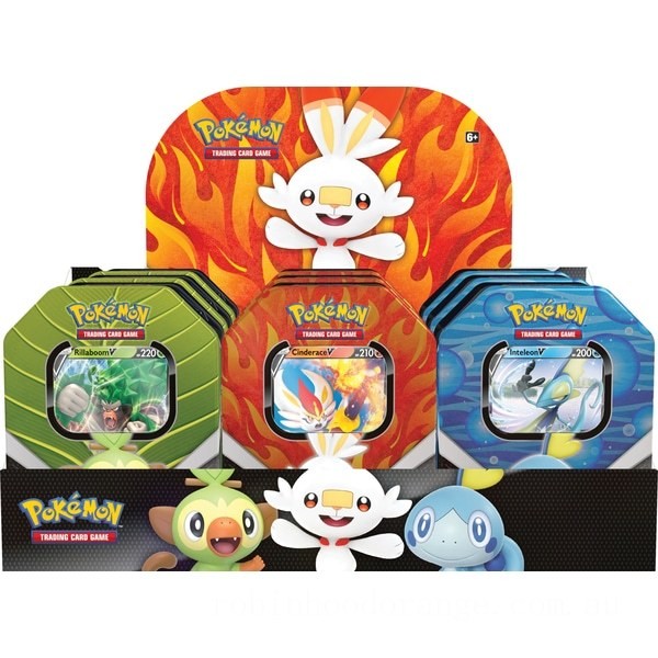 Pokémon Trading Card Game: Galar Partners Tin Assortment - Clearance Sale