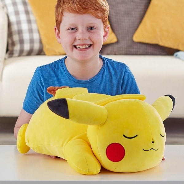 Sleeping Pikachu Pokémon 45cm Plush - Clearance Sale