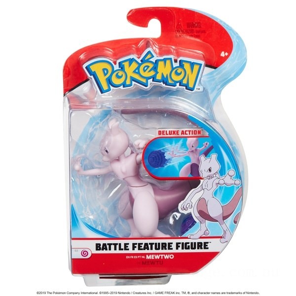 Pokémon Mewtwo 11cm Battle Feature Figure - Clearance Sale