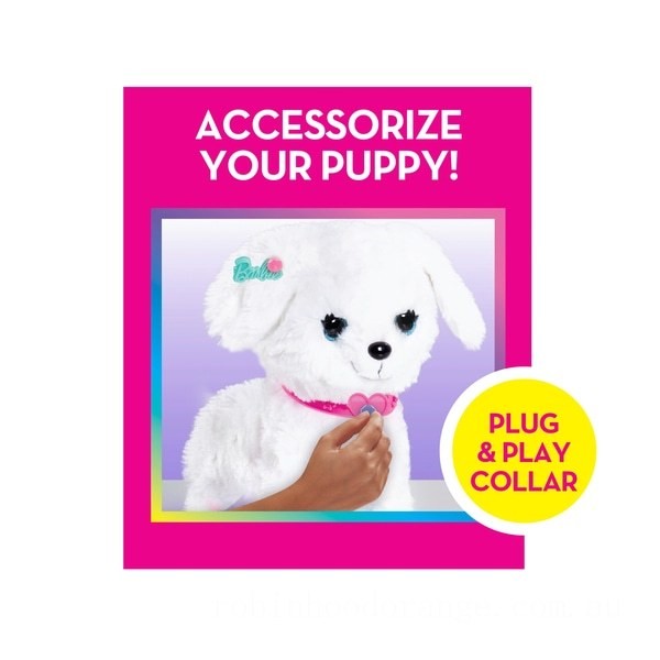 Barbie Walking Puppy with removable Unicorn Hood - Clearance Sale