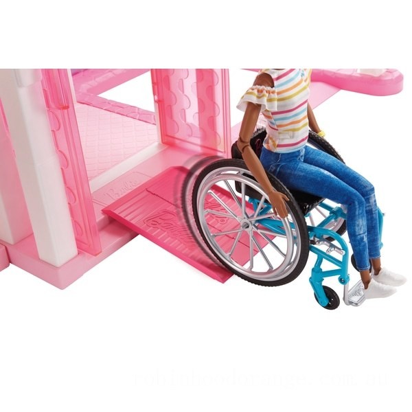 Barbie Fashionista Doll 133 Wheelchair with Ramp - Clearance Sale
