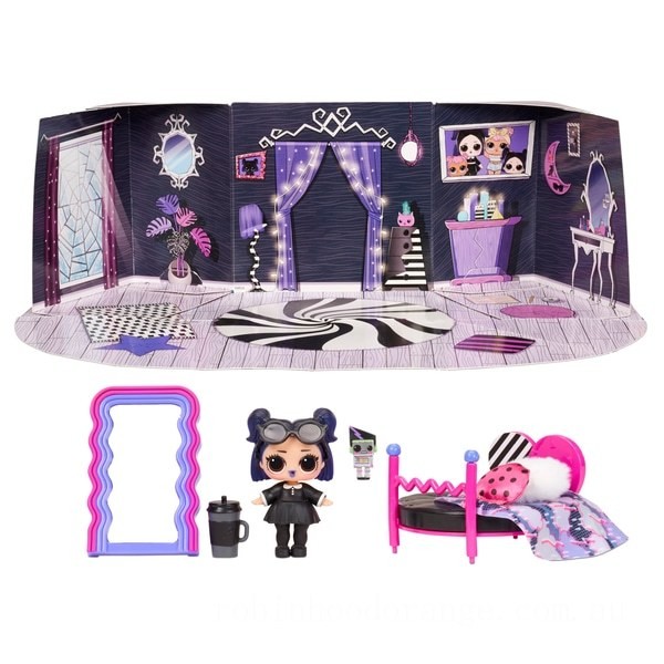 L.O.L. Surprise! Furniture Cozy Zone and Dusk Doll - Clearance Sale
