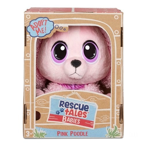 Little Tikes Rescue Tales Babies Soft Toy - Pink Poodle on Sale