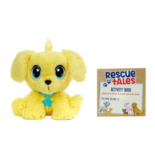 Little Tikes Rescue Tales Babies Soft Toy - Golden Retriever on Sale