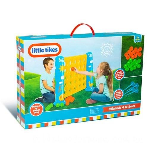 Little Tikes Inflatable 4 In A Row Garden Game on Sale