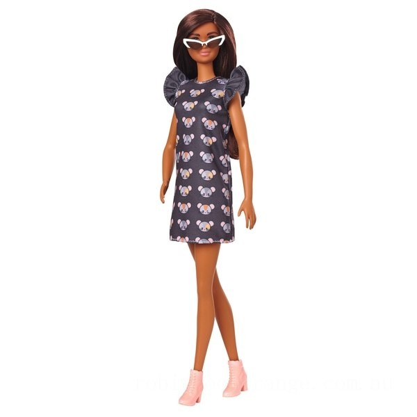 Barbie Fashionista Doll 140 Mouse Print Dress - Clearance Sale