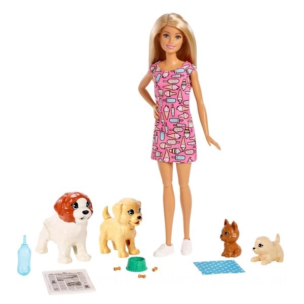Barbie Doggy Daycare Doll and Pets - Clearance Sale