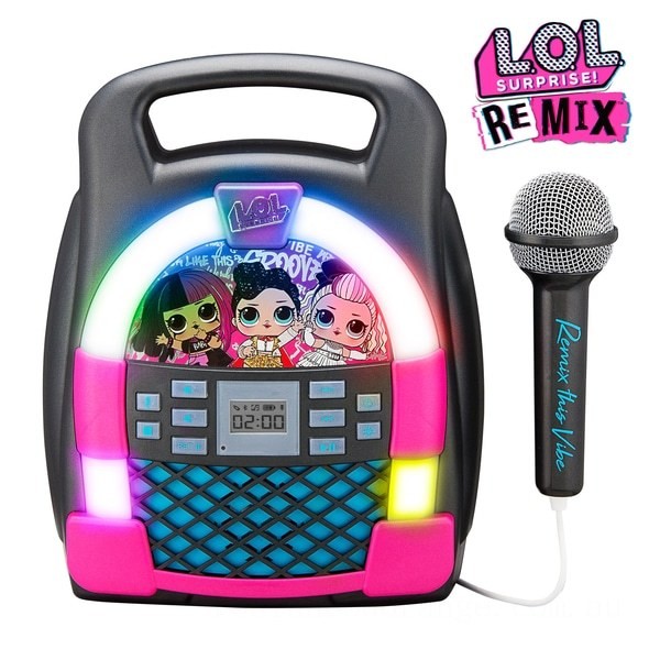 L.O.L Surprise! Remix Bluetooth Karaoke Machine - Clearance Sale