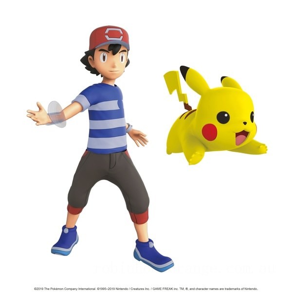 Pokemon Ash and Pikachu Figure - Clearance Sale