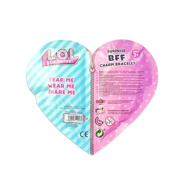 L.O.L Surprise! BFF Charm Bracelet Bling Bag Assortment - Clearance Sale