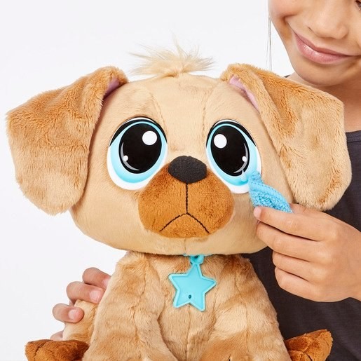 Little Tikes Rescue Tales Adoptable Pets Soft Toy - Golden Retriever on Sale