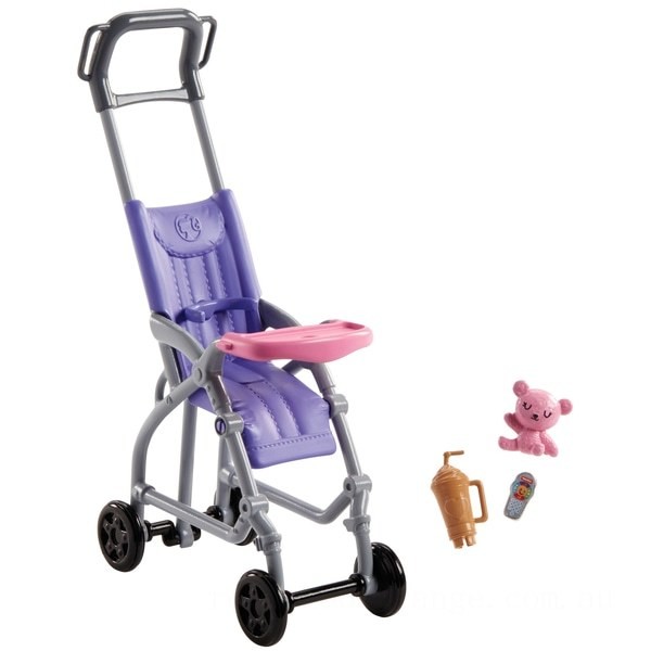 Barbie Skipper Babysitters Inc Stroller Playset - Clearance Sale
