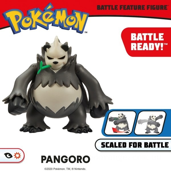 Pokémon Pangoro 11cm Battle Feature Figure - Clearance Sale