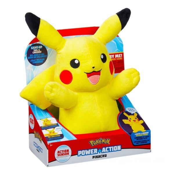 Pokémon Power Action Pikachu - Clearance Sale