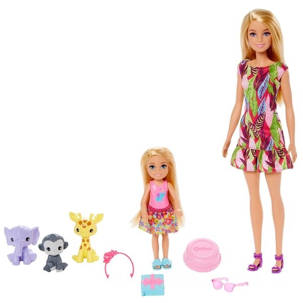 Barbie and Chelsea The Lost Birthday Dolls and Pets Set - Clearance Sale
