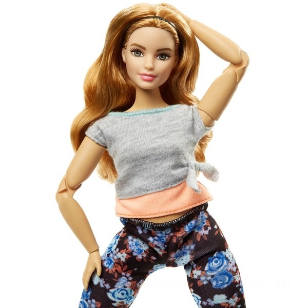 Barbie Made to Move Strawberry Blonde Doll - Clearance Sale