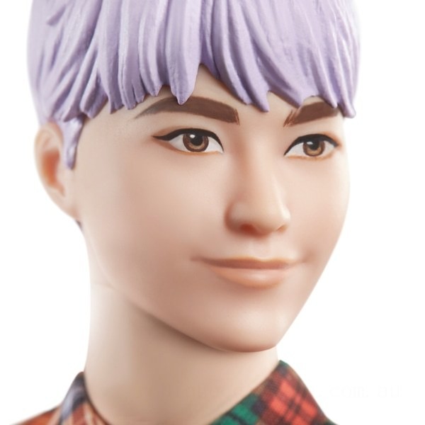 Ken Fashionistas Doll 154 Purple Hair - Clearance Sale