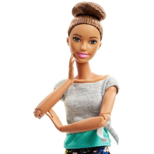 Barbie Made to Move Brunette Doll - Clearance Sale