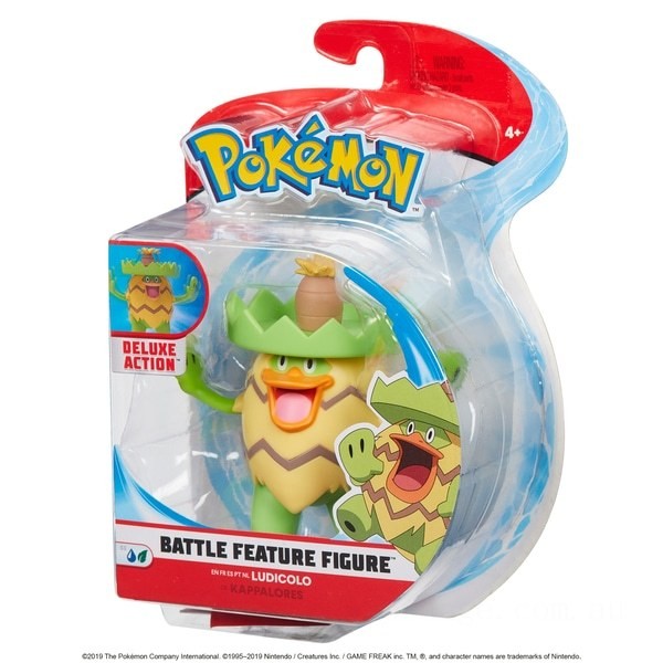 Pokémon Ludicolo 11cm Figure - Clearance Sale