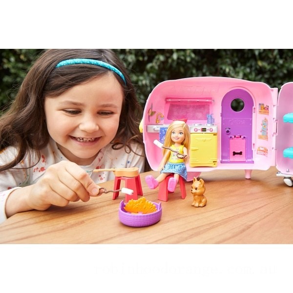 Barbie Club Chelsea Camper with Accessories - Clearance Sale