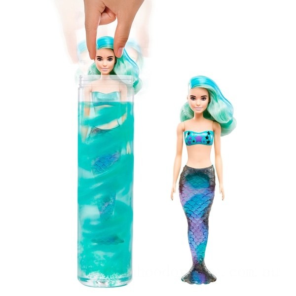 Barbie Colour Reveal Mermaid Doll with 7 Surprises Assortment - Clearance Sale
