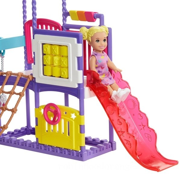 Barbie Skipper Babysitters Inc Climb 'n' Explore Playground Dolls and Playset - Clearance Sale