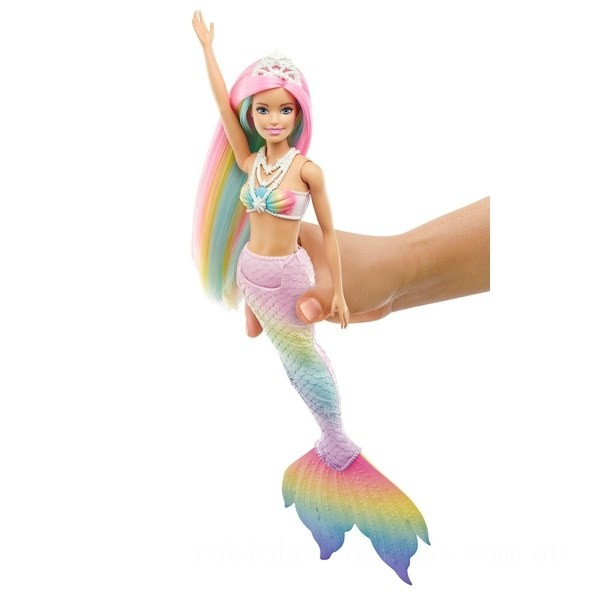 Barbie Dreamtopia Rainbow Magic Mermaid Doll - Clearance Sale