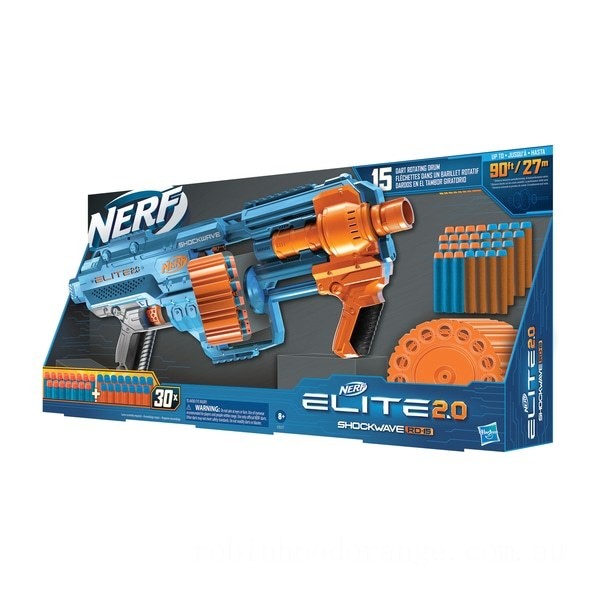NERF Elite 2.0 Shockwave RD 15 - Clearance Sale