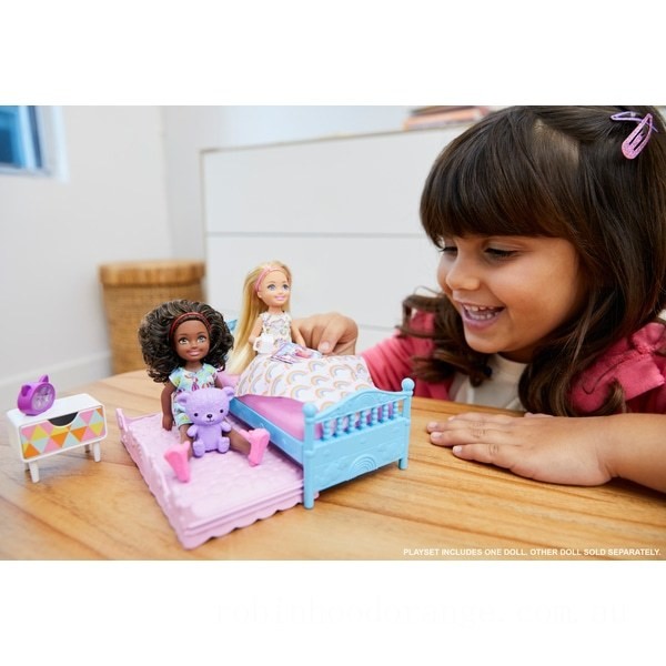 Barbie Club Chelsea Doll Bedtime Playset - Clearance Sale