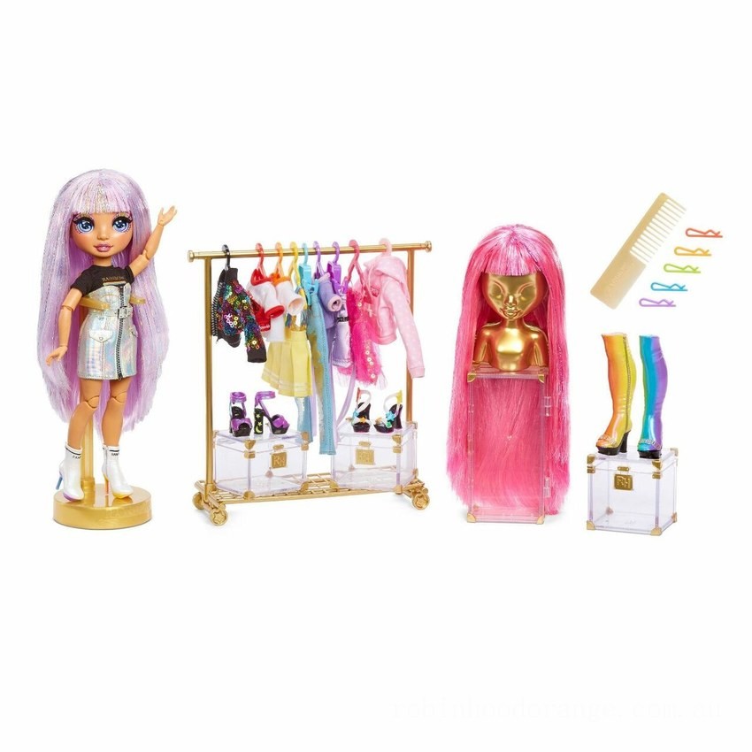 Rainbow High Fashion Studio – Exclusive Doll with Rainbow of Fashions - Avery Styles - Clearance Sale