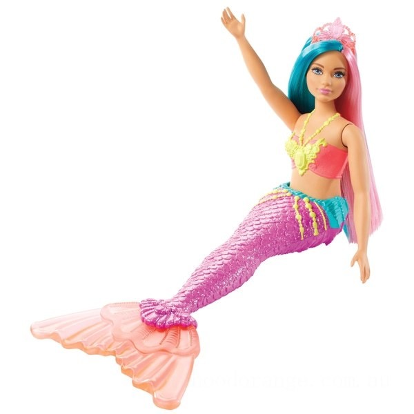 Barbie Dreamtopia Mermaid Doll - Pink and Teal - Clearance Sale
