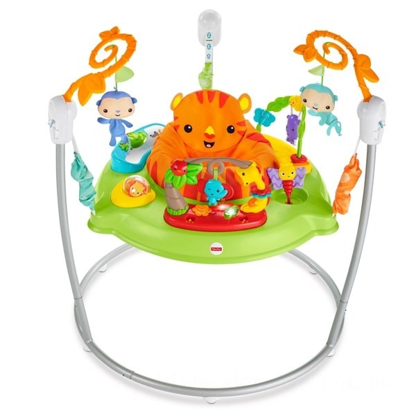 Fisher-Price Roaring Rainforest Baby Jumperoo - Clearance Sale