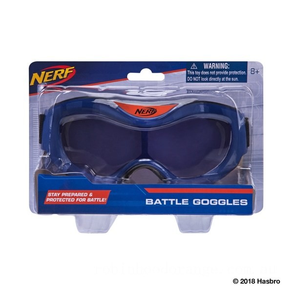 NERF Elite Safety Goggles Blue - Clearance Sale