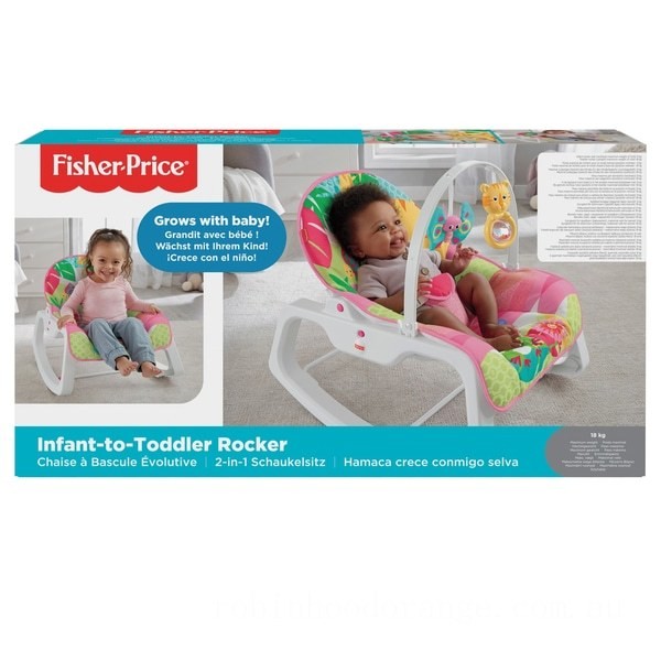 Fisher-Price Infant-to-Toddler Rocker Pink - Clearance Sale