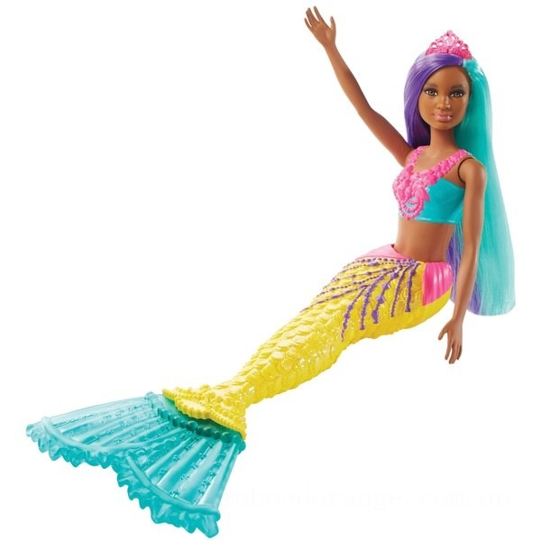 Barbie Dreamtopia Mermaid Doll - Purple and Teal - Clearance Sale