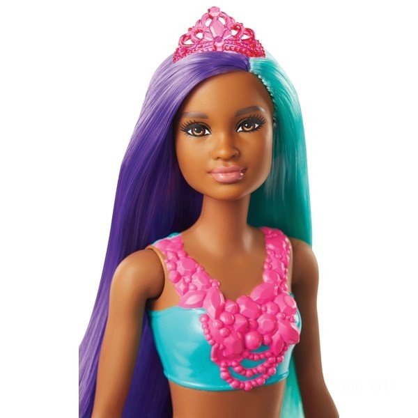 Barbie Dreamtopia Mermaid Doll - Purple and Teal - Clearance Sale