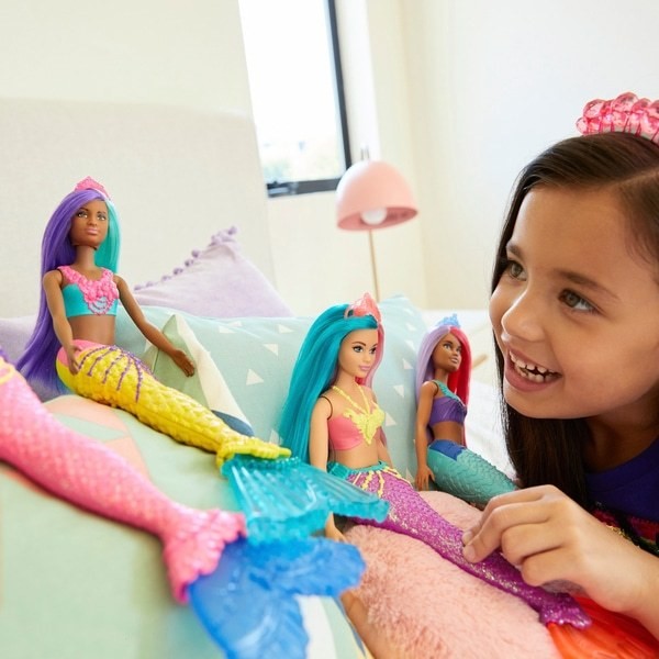 Barbie Dreamtopia Mermaid Doll - Pink and Blue - Clearance Sale