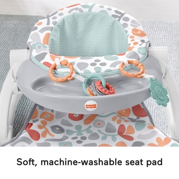 Fisher-Price Sweet Summer Blossoms Sit-Me-Up Floor Seat - Clearance Sale