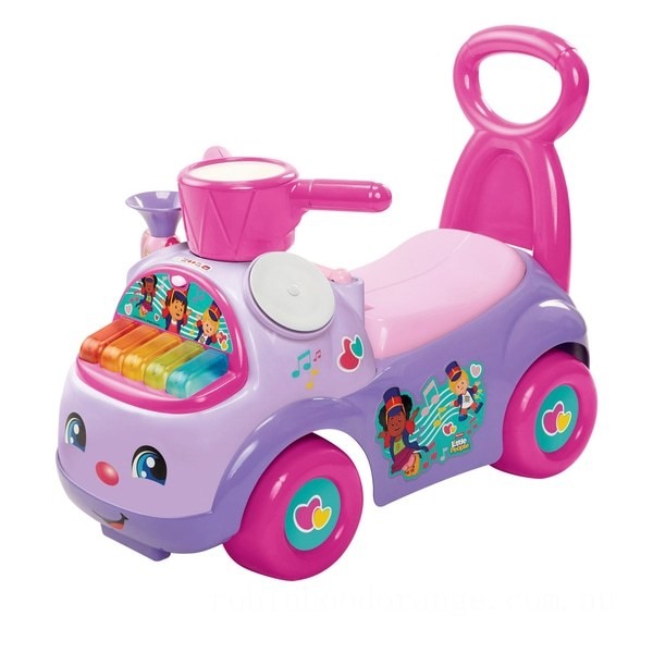 Fisher-Price Little People Music Parade Purple Ride-on - Clearance Sale