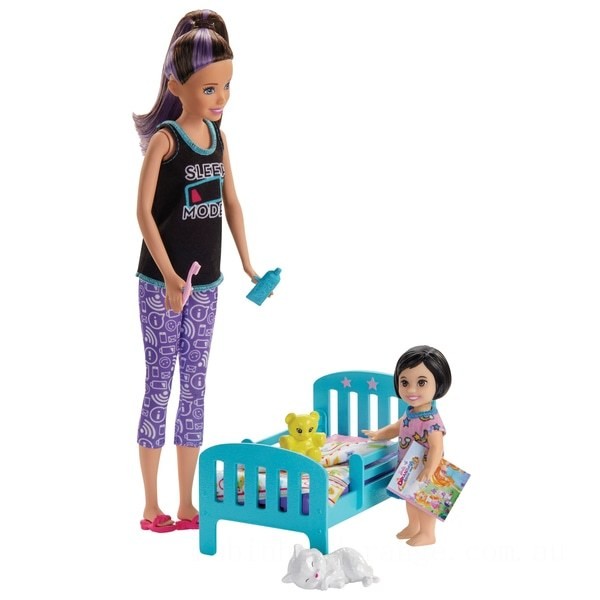 Barbie Skipper Babysitters Bedtime Playset Doll and Accessories - Clearance Sale